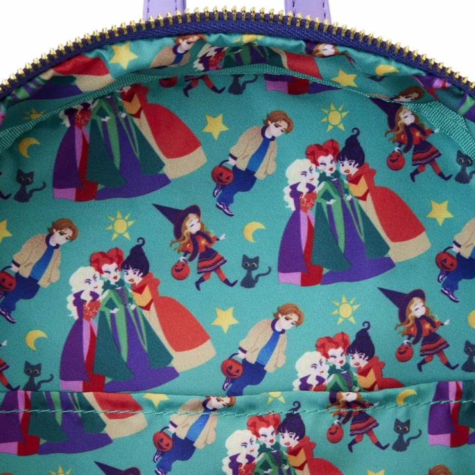 Hocus Pocus - Sanderson Sisters House Glow in the Dark 12" Faux Leather Mini Backpack