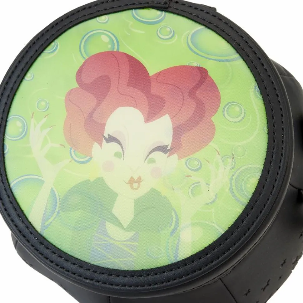 Hocus Pocus - Winifred Cauldron Lenticular Glow in the Dark 6" Faux Leather Crossbody Bag