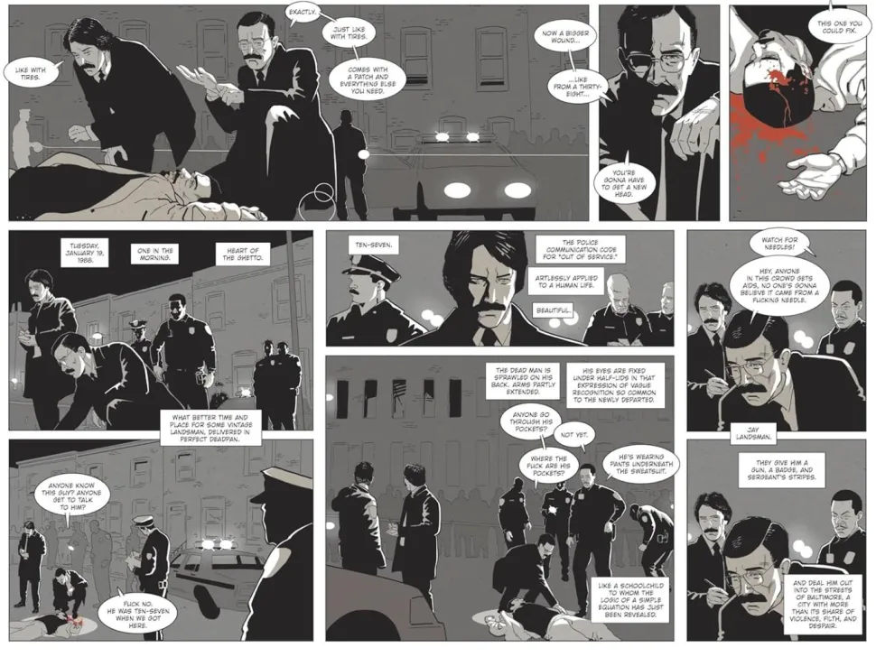 Homicide: The Graphic Novel Part One by Philippe Squarzoni Hardcover Book