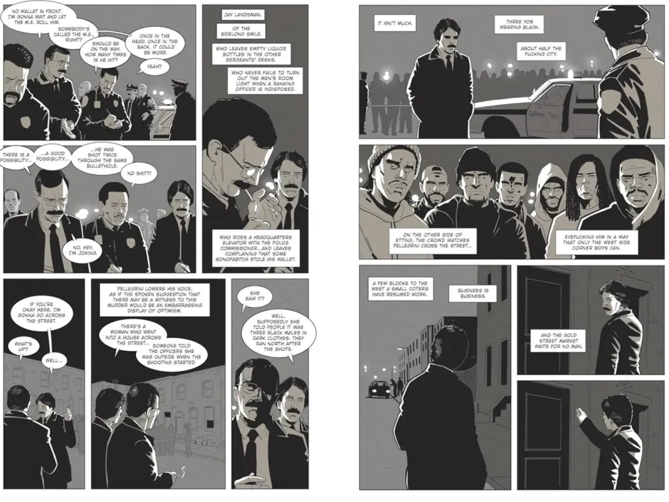 Homicide: The Graphic Novel Part One by Philippe Squarzoni Hardcover Book