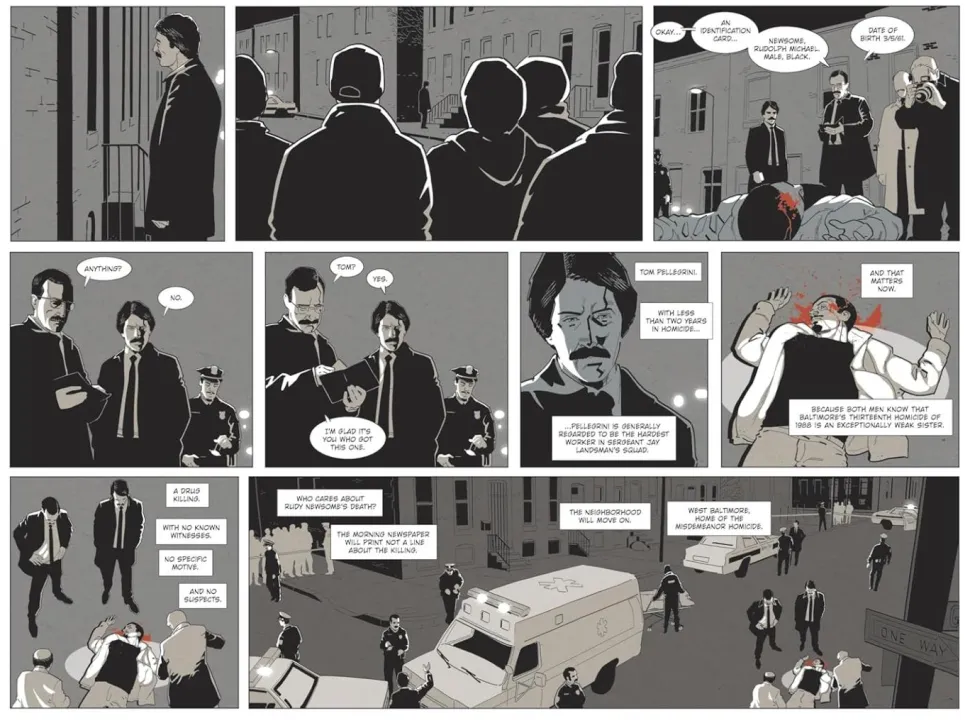Homicide: The Graphic Novel Part One by Philippe Squarzoni Hardcover Book