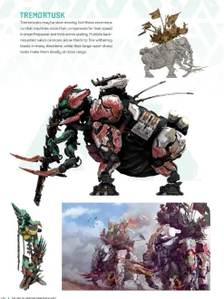 Horizon Forbidden West - The Art of Horizon Forbidden West­ Deluxe Edition Hardcover Book