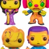 Horror Classics - Chucky, Elvira, Pennywise & Michael Myers Blacklight Pop! Vinyl Bundle (Set of 4)