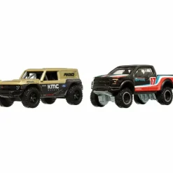 Hot Wheels - Ford Bronco R & 2017 Ford F-150 Raptor Hot Wheels Premium Car Culture Real Riders 1/64th Scale Die-Cast Vehicle Replica 2-Pack