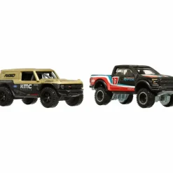 Hot Wheels - Ford Bronco R & 2017 Ford F-150 Raptor Hot Wheels Premium Car Culture Real Riders 1/64th Scale Die-Cast Vehicle Replica 2-Pack
