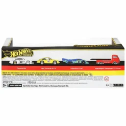 Hot Wheels - German Racers Hot Wheels Premium Collector Set Real Riders 1/64th Scale Die-Cast Vehicle Replica 4-Pack