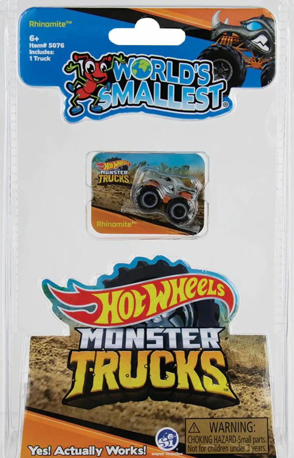 Hot Wheels - Rhinomite Hot Wheels Monster Trucks World's Smallest Micro Vehicle