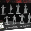 House of 1000 Corpses - Unpainted Miniature Figure 9-Pack Board Game Expansion