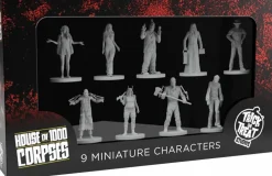 House of 1000 Corpses - Unpainted Miniature Figure 9-Pack Board Game Expansion