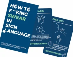 How to Swear in Sign Language Card Set