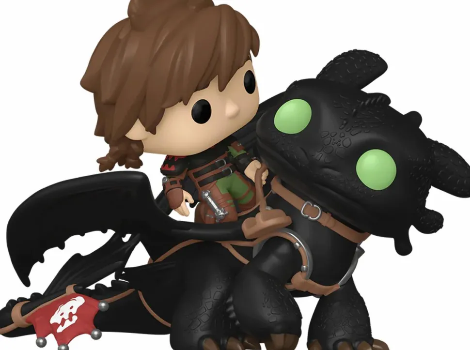 How to Train Your Dragon 2 - Hiccup with Toothless Pop! Ride Vinyl Figure