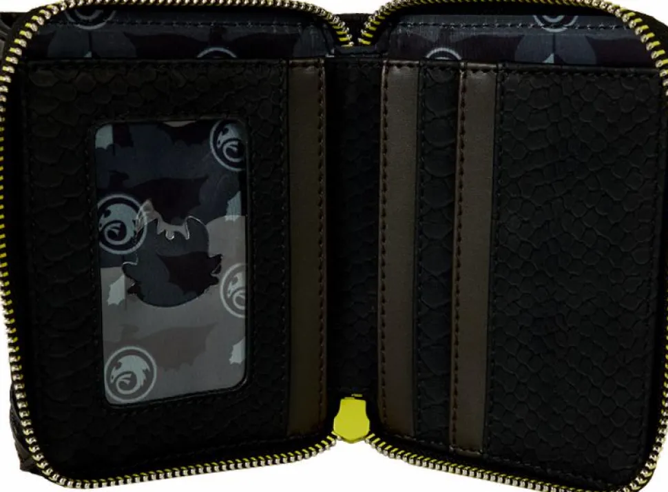 How To Train Your Dragon - Night Fury 4" Faux Leather Trifold Wallet