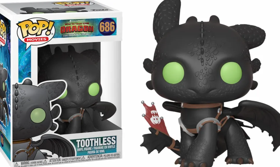 How to Train Your Dragon 3: The Hidden World - Toothless Pop! Vinyl Figure