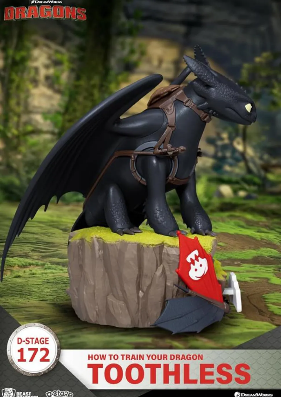 How to Train Your Dragon - Toothless D-Stage 6" PVC Statue