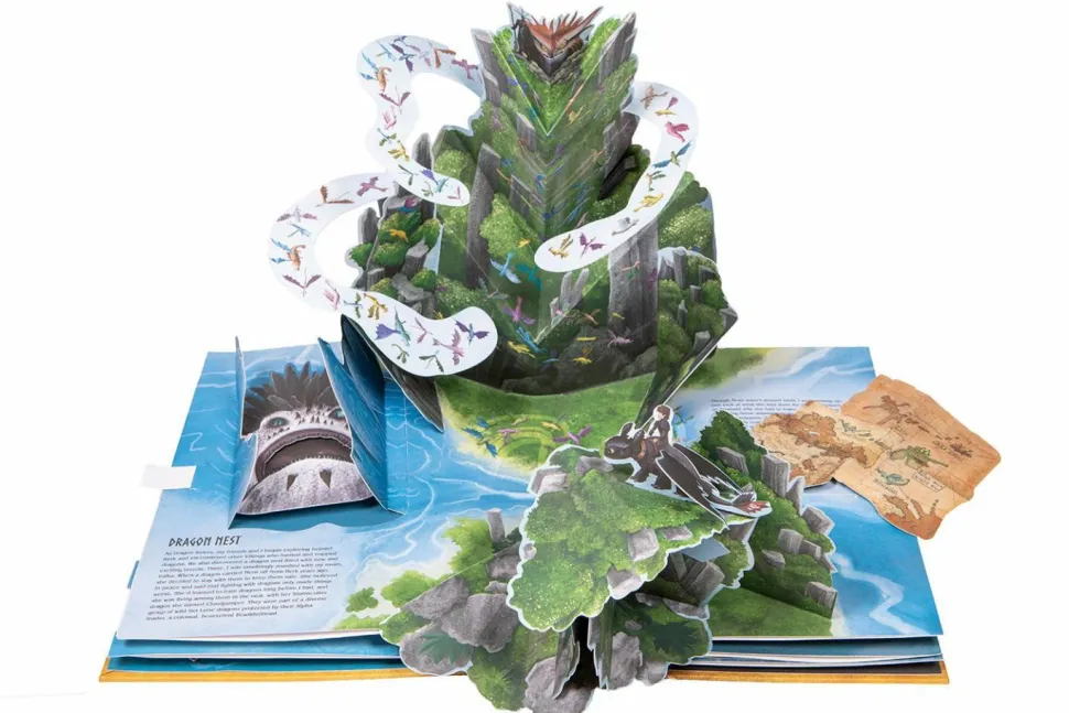 How to Train Your Dragon - Adventures with Dragons: A Pop-Up History Hardcover Book