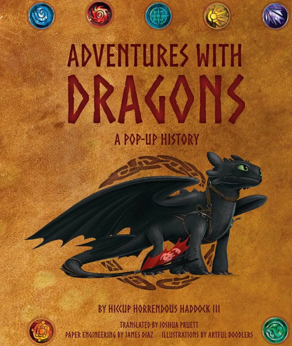 How to Train Your Dragon - Adventures with Dragons: A Pop-Up History Hardcover Book