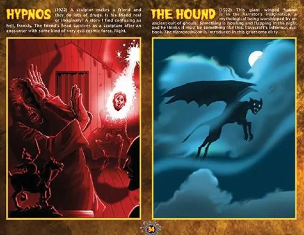 H.P. Lovecraft - Pete Von Sholly's Lovecraft Illustrated Paperback Book
