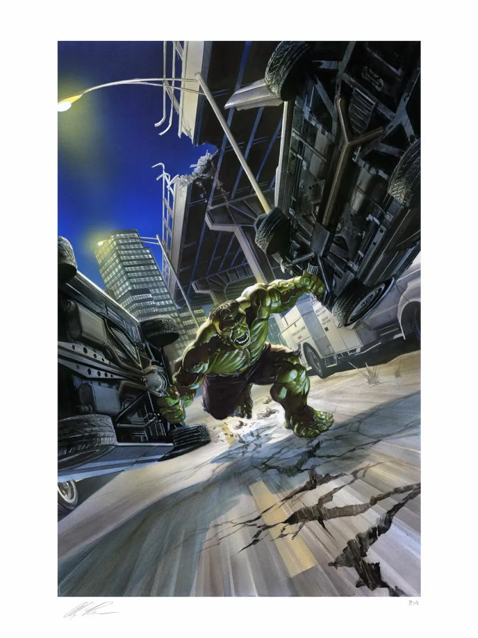 Hulk - Hulk: Time of Death Fine Art Print by Alex Ross