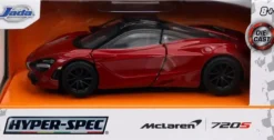 Hyper-Spec - Red McLaren 720S 1/32 Scale Die-Cast Vehicle Replica