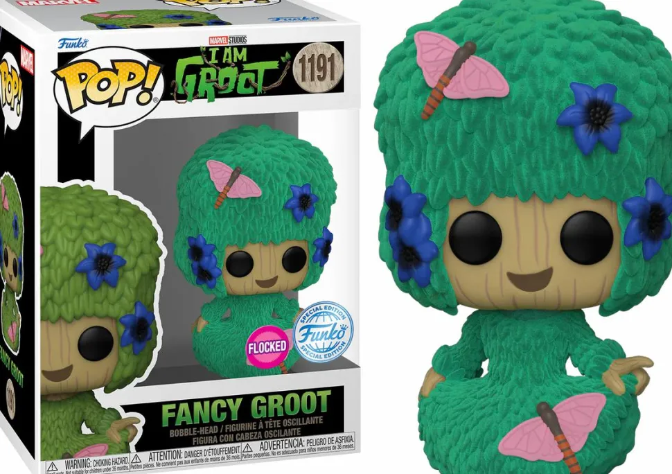 I Am Groot (2022) - Fancy Groot Flocked Pop! Vinyl Figure