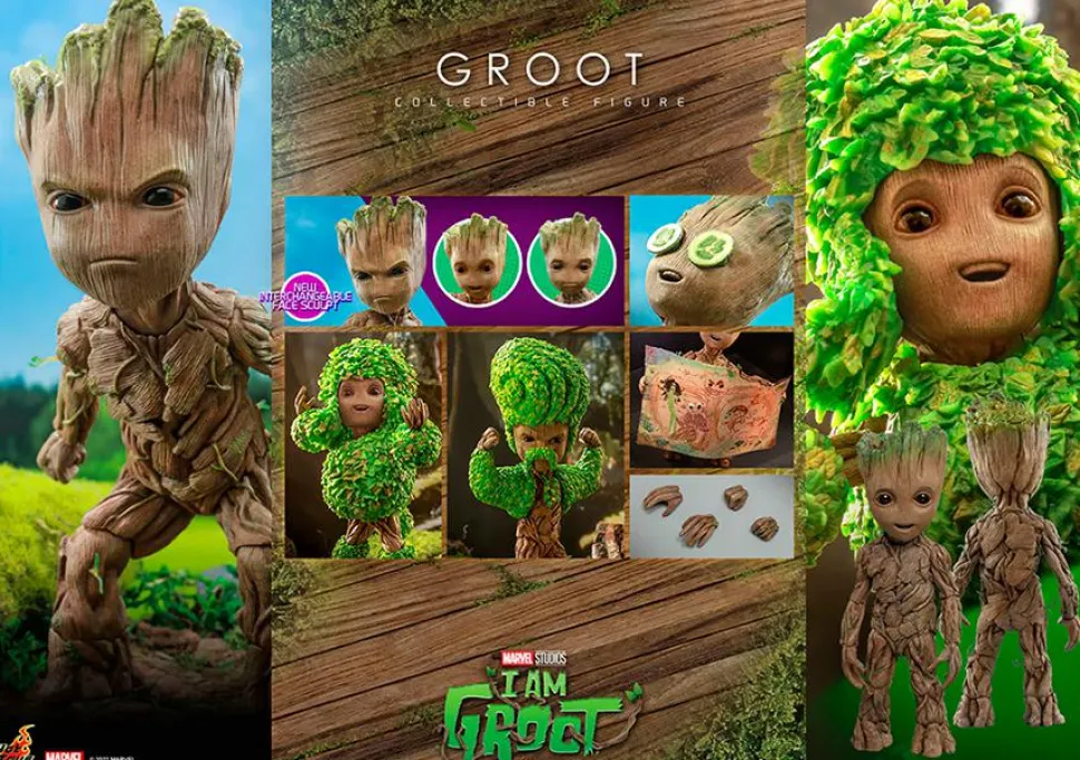 I Am Groot (2022) - Groot 1:1 Scale Life-Size Hot Toys Action Figure