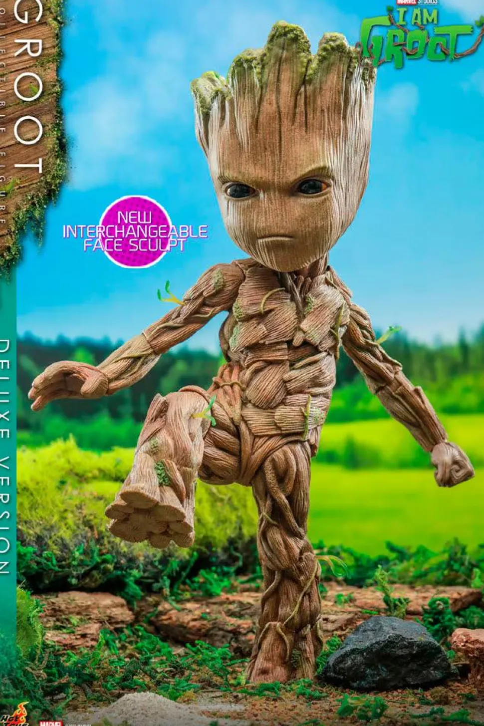 I Am Groot (2022) - Groot Deluxe 1:1 Scale Life-Size Hot Toys Action Figure