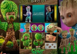 I Am Groot (2022) - Groot Deluxe 1:1 Scale Life-Size Hot Toys Action Figure