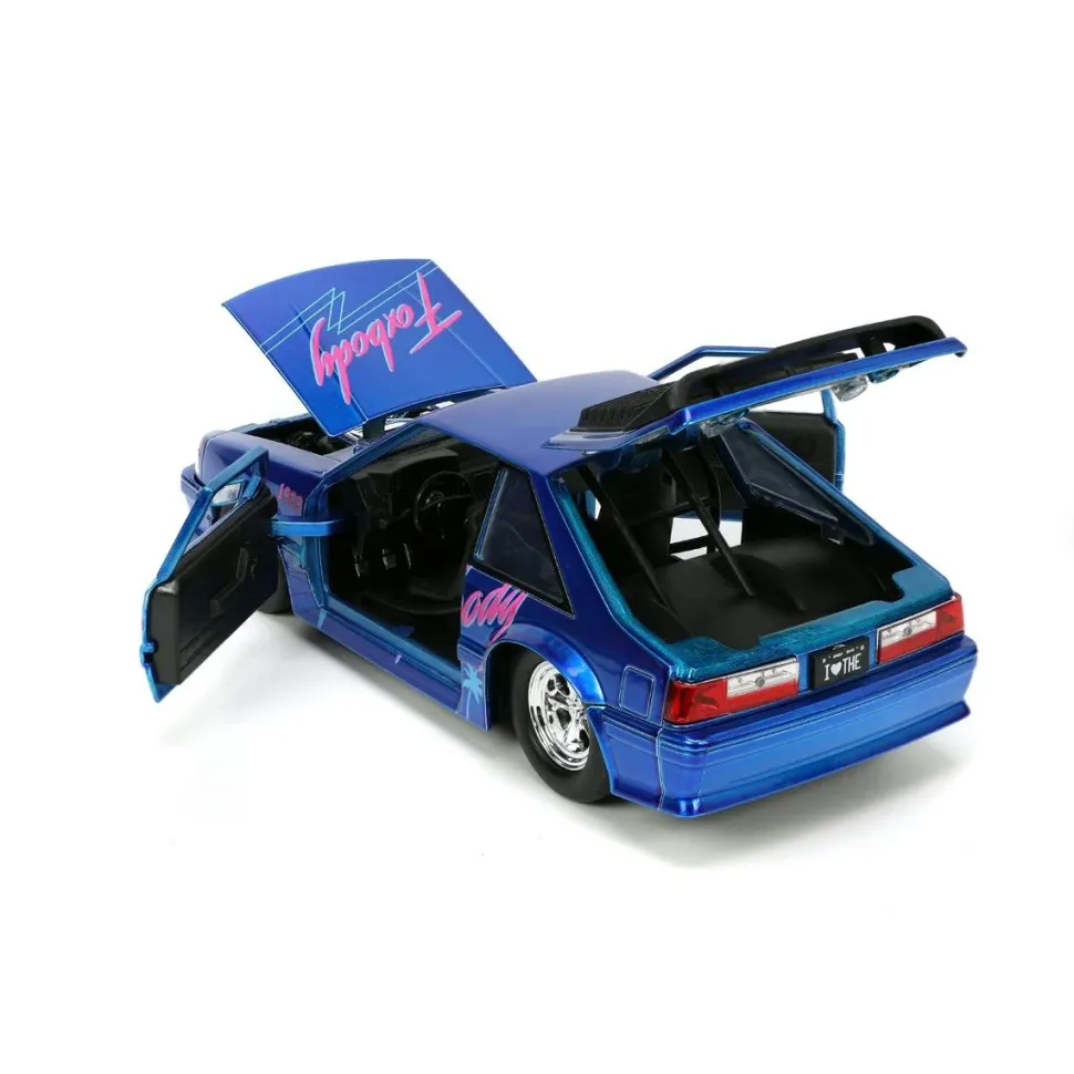 I Love the 80’s - 1989 Ford Mustang GT 1/24th Scale Die-Cast Vehicle Replica