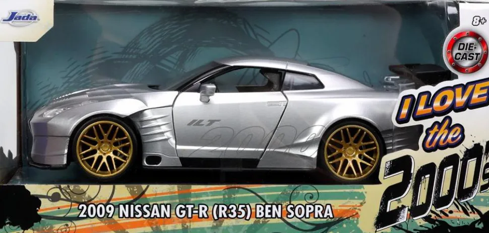 I Love the 2000’s - 2009 Nissan GT-R R35 Bensopra 1/24th Scale Die-Cast Vehicle Replica