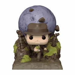 Indiana Jones - Sankara Stones Light Up Deluxe Pop! & Boulder Escape Pop! Moment Vinyl Figure Bundle (Set of 2)