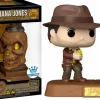 Indiana Jones and the Temple of Doom - Indiana Jones with Sankara Stones Light Up Pop! Deluxe Vinyl Figure (Funko / Popcultcha Exclusive)