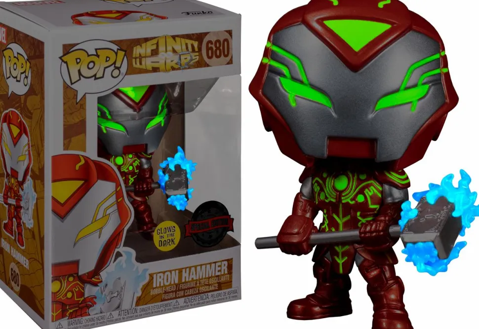 Infinity Warps - Iron Hammer Glow in the Dark Pop! Vinyl Figure