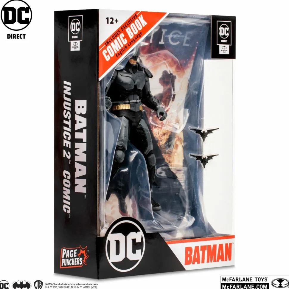 Injustice 2 - Batman Page Punchers 7” Scale Action Figure with Comic Book