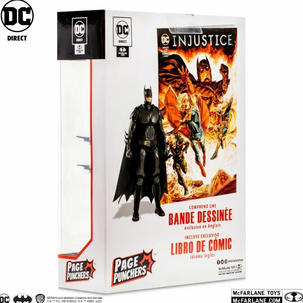 Injustice 2 - Batman Page Punchers 7” Scale Action Figure with Comic Book