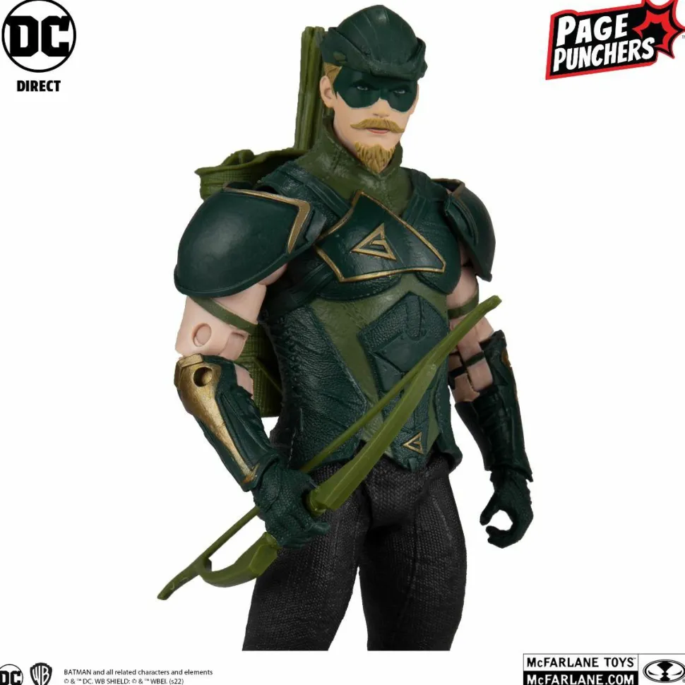 Injustice 2 - Green Arrow Page Punchers 7” Scale Action Figure with Comic Book