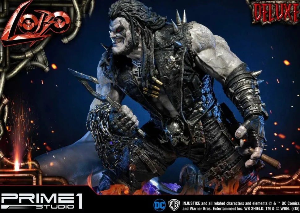Injustice: Gods Among Us - Lobo Deluxe 1/3 Scale Statue