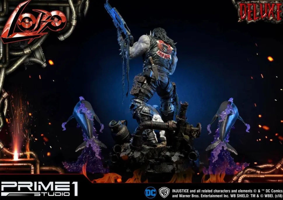 Injustice: Gods Among Us - Lobo Deluxe 1/3 Scale Statue