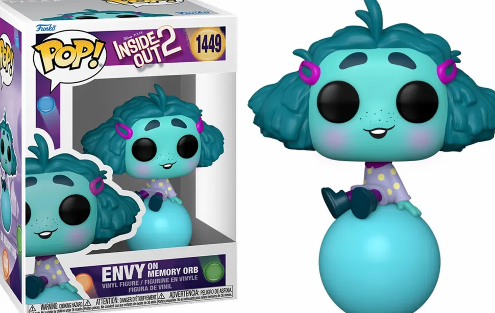 Inside Out 2 - Envy on Memory Orb Pop! Vinyl Figure