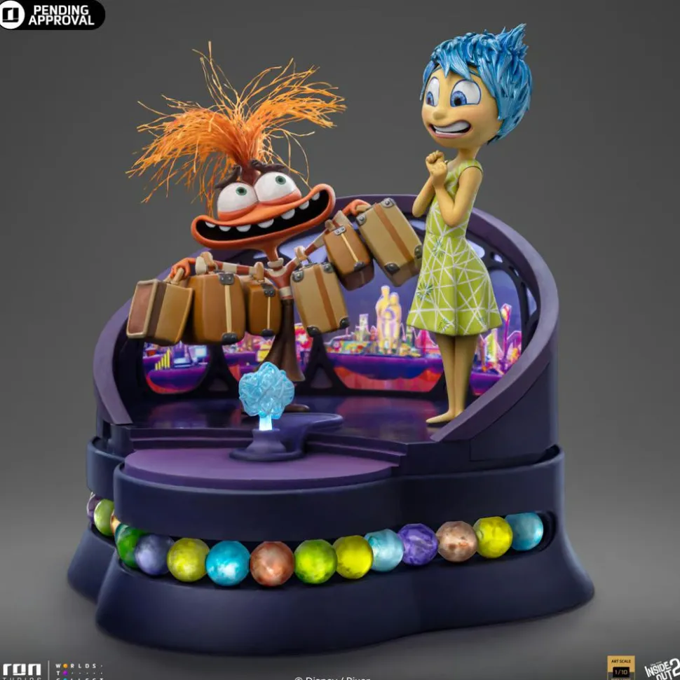 Inside Out 2 - Joy & Anxiety Deluxe 1/10th Scale Statue