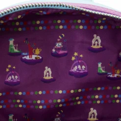 Inside Out - Control Panel Glow in the Dark 11” Faux Leather Mini Backpack