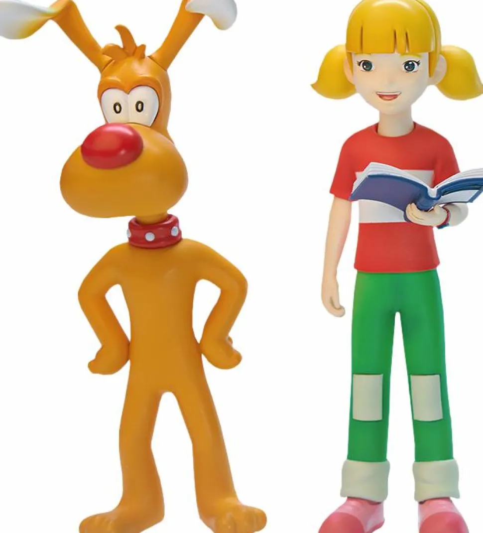 Inspector Gadget - Brain & Penny 1/12th Scale Action Figures (Set of 2)