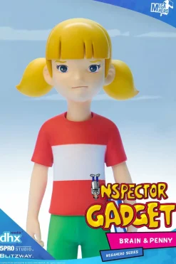 Inspector Gadget - Brain & Penny 1/12th Scale Action Figures (Set of 2)