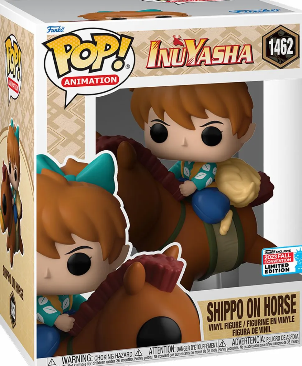 InuYasha - Shippo on Horse 6" Super Sized Pop! Vinyl Figure (2023 Fall Convention Exclusive)