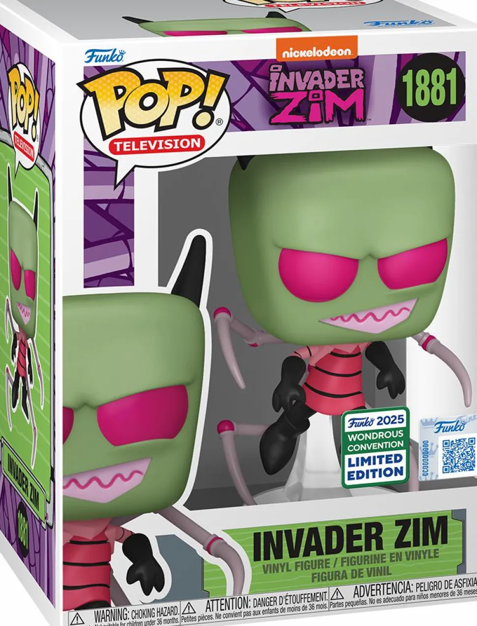 Invader Zim - Invader Zim with Spider Legs Pop! Vinyl Figure (2025 Wondrous Convention Exclusive)