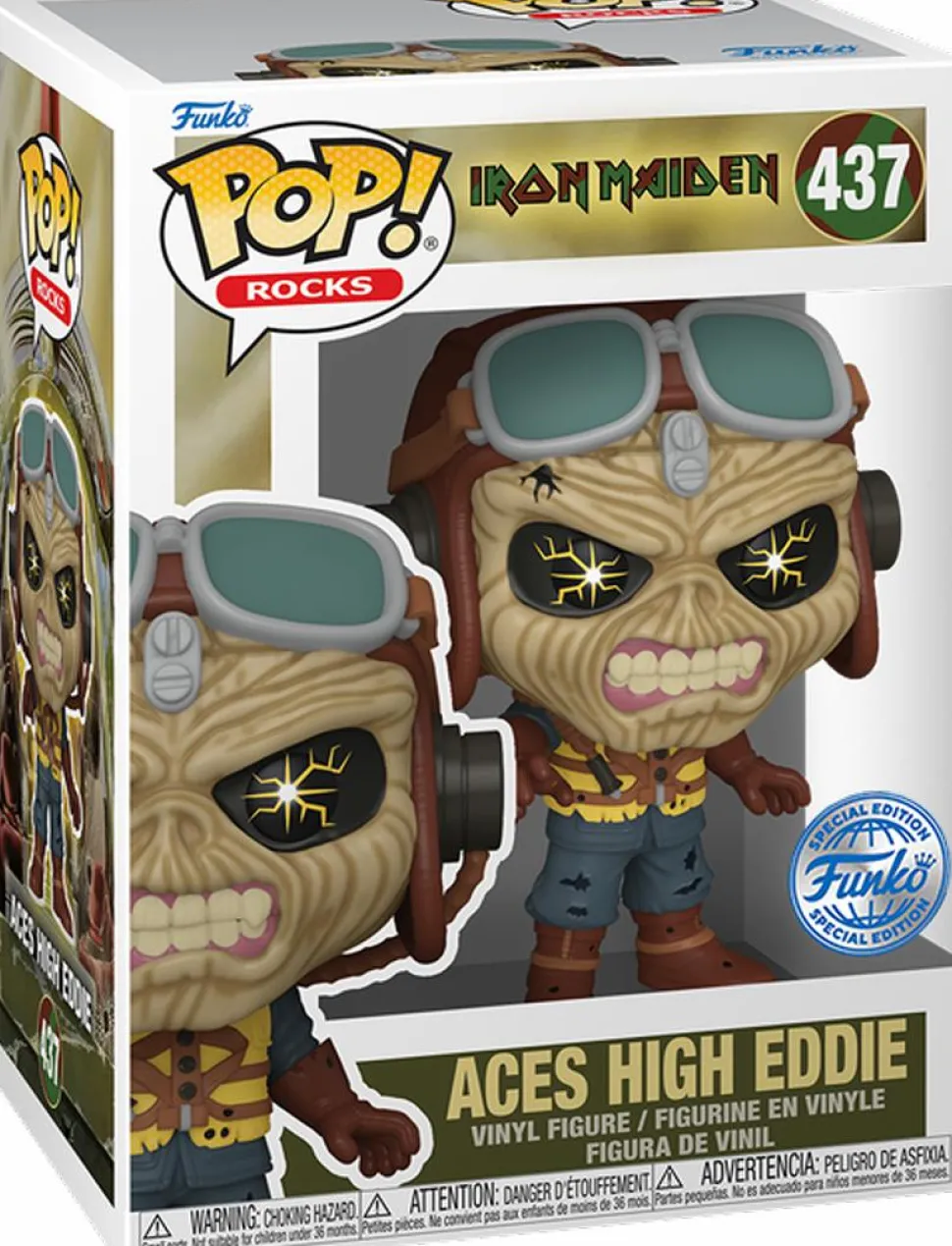 Iron Maiden - Aces High Eddie Pop! Vinyl Figure (Popcultcha Exclusive)
