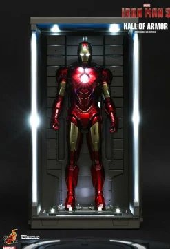 Iron Man 3 - Hall of Armor 1/6th Scale Hot Toys Action Figure Diorama Accessory (Set of 4)