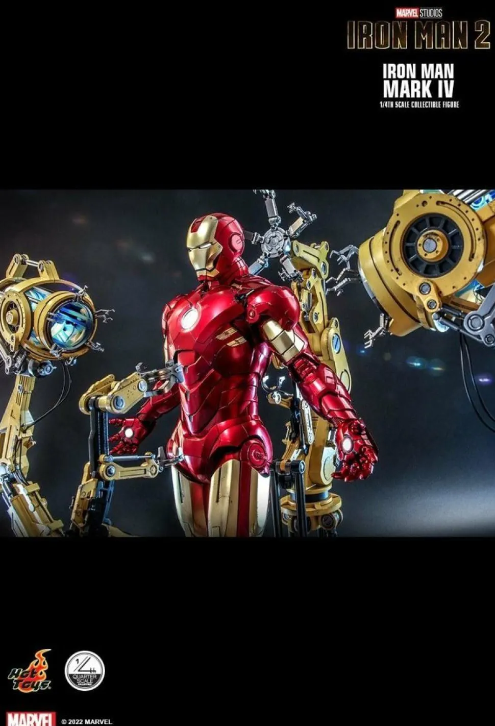 Iron Man 2 - Iron Man Mark IV 1/4 Scale Hot Toys Action Figure