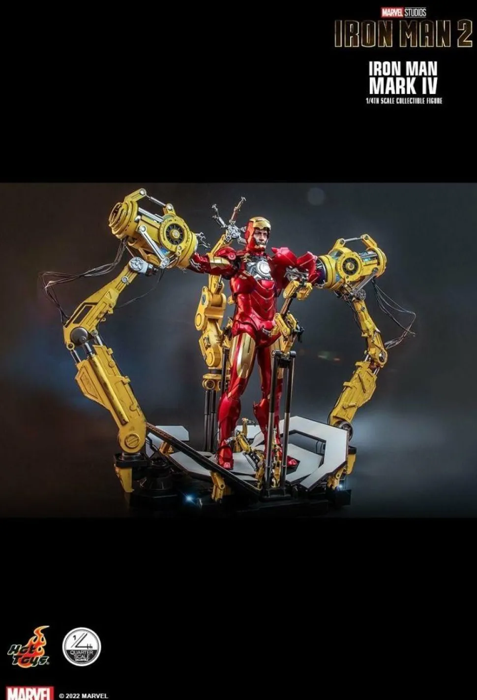 Iron Man 2 - Iron Man Mark IV 1/4 Scale Hot Toys Action Figure