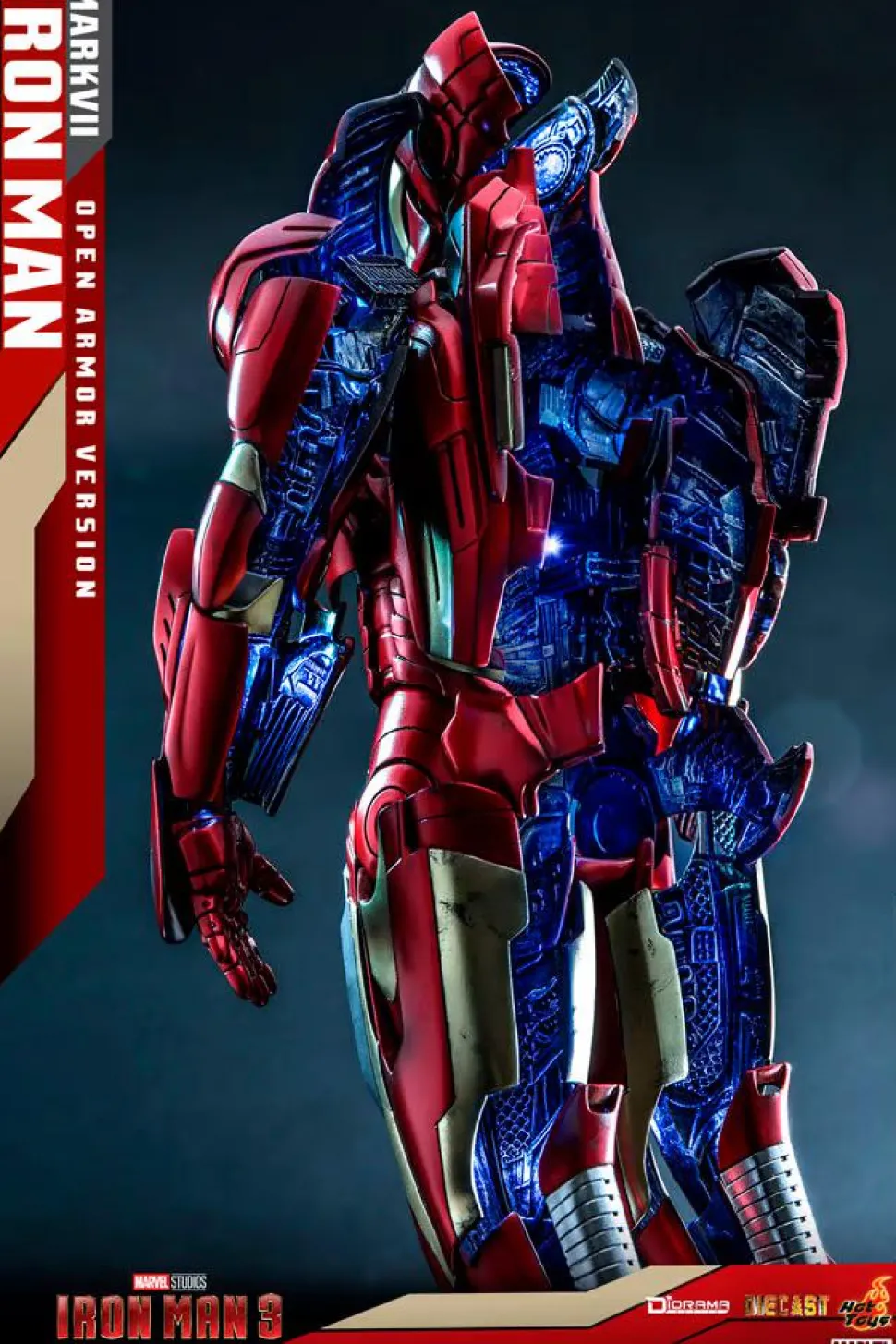 Iron Man 3 - Iron Man Mark VII Open Armor Version Die-Cast 1/6th Scale Hot Toys Diorama Statue