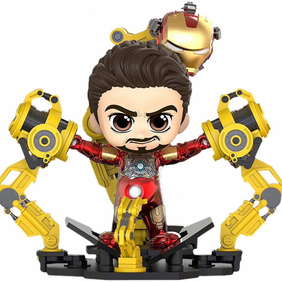 Iron Man 2 - Iron Man Mark IV With Suit-Up Gantry Cosbaby (S) Hot Toys Figure